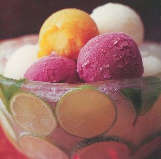 Grapefruit & Angostura bitters sorbet
