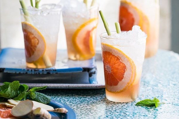 Grapefruit & ginger virgin zingers