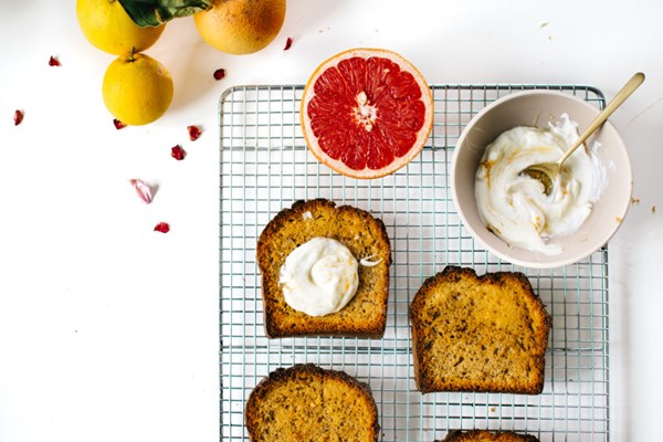 Grapefruit and Earl Grey bread