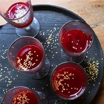 Grapefruit and pomegranate drink