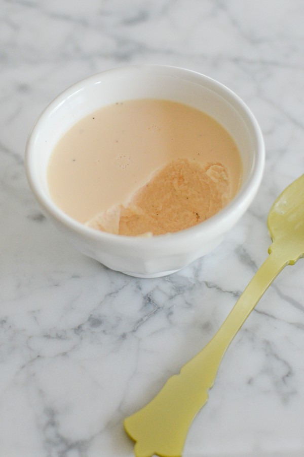 Grapefruit and vanilla bean panna cotta