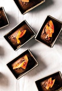 Grapefruit, chocolate and sea salt financiers