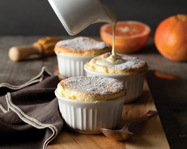 Grapefruit crème Anglaise
