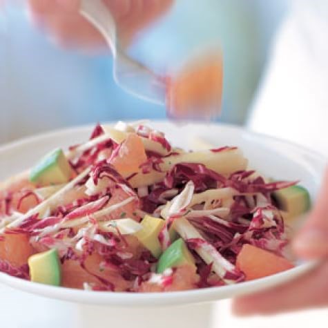 Grapefruit, jicama & avocado salad