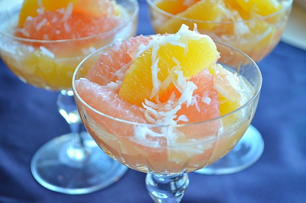 Grapefruit-orange ambrosia