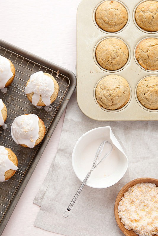 Grapefruit poppy seed muffins 