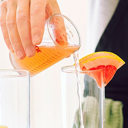 Grapefruit shrub
