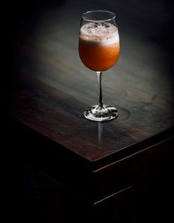 Grapefruit soda with chai masala