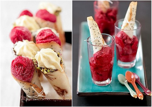 Grapefruit sorbet