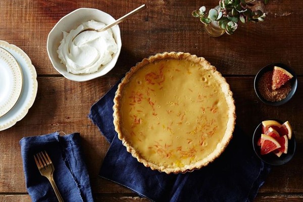 Grapefruit tart