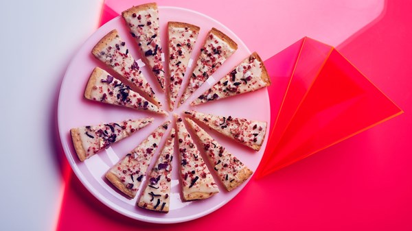Grapefruit-vanilla shortbread