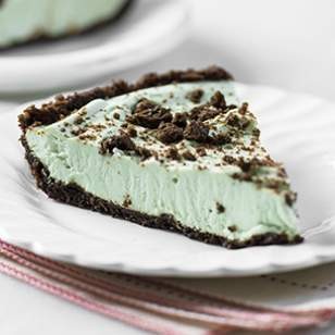 Grasshopper ice cream pie