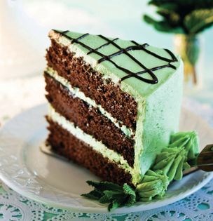 Grasshopper layer cake