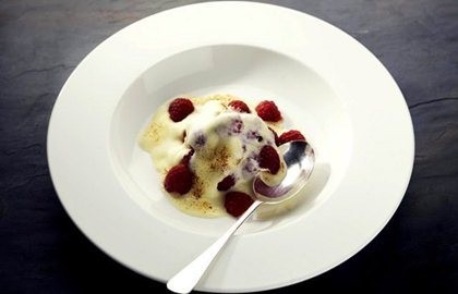 Gratin of Scottish raspberries
