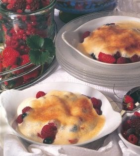 Gratin of summer berries
