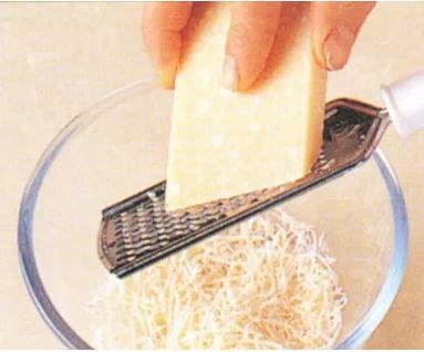 Grating cheese