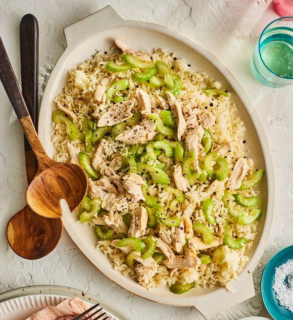 Gratitude chicken and celery rice
