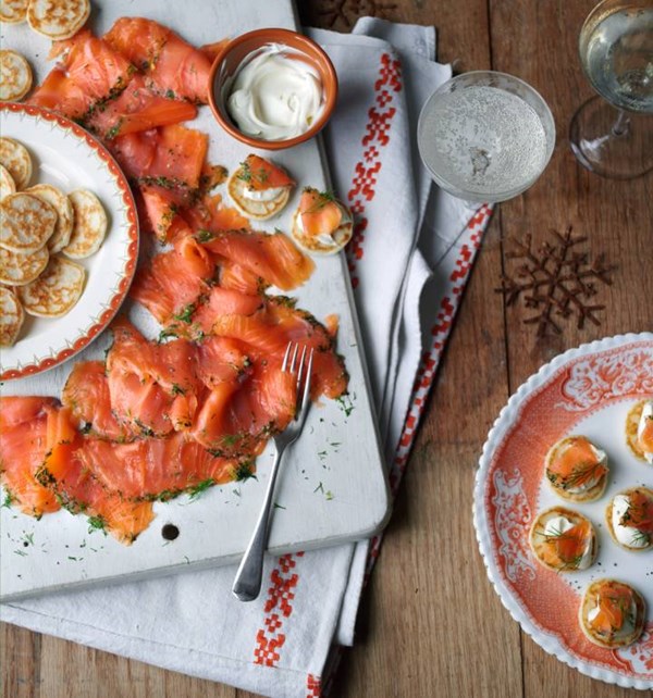 Gravadlax festive starter (G is for gravadlax)