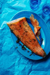 Gravadlax in dill