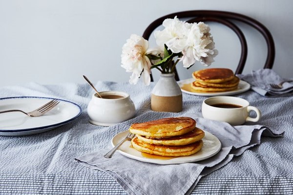 Gravity-defying basic buttermilk pancakes