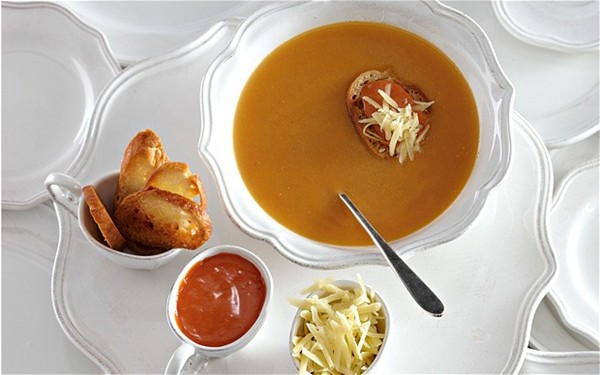 Great plates: soupe de poisson recipe in an Oka bowl