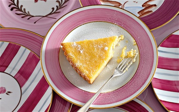 Great plates: tarte au citron recipe on a Marie Daâge plate
