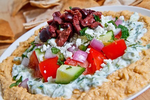 Greek 7 layer dip
