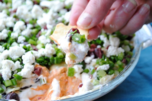 Greek 7-layer dip