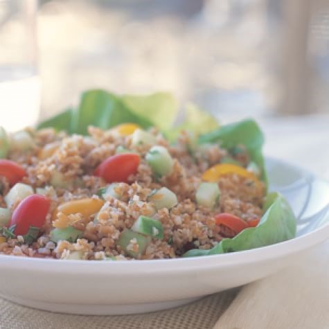 Greek bulgur salad