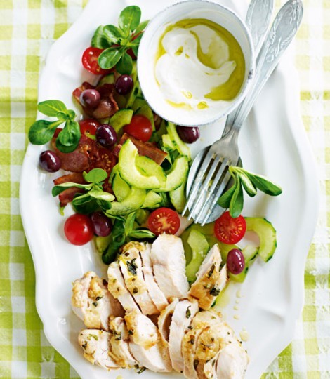 Greek chicken salad