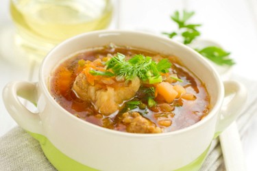 Greek chicken soup
