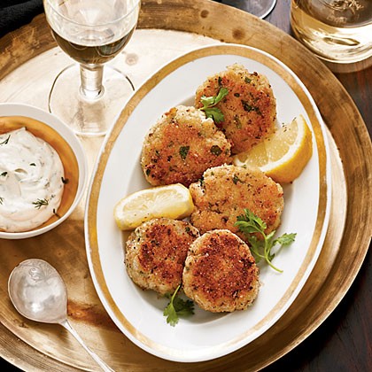 Greek cod cakes