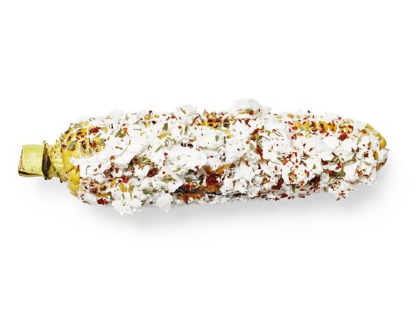 Greek corn with feta