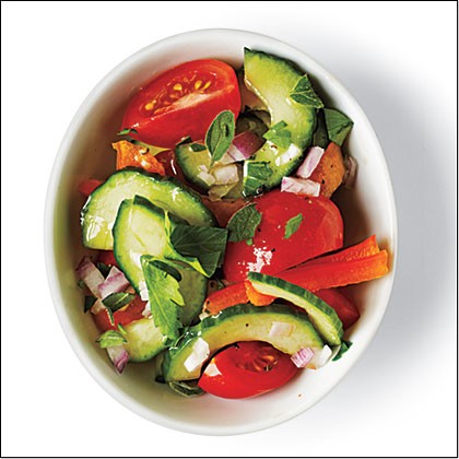 Greek cucumber salad