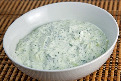 Greek cucumber salad (Tzatziki)
