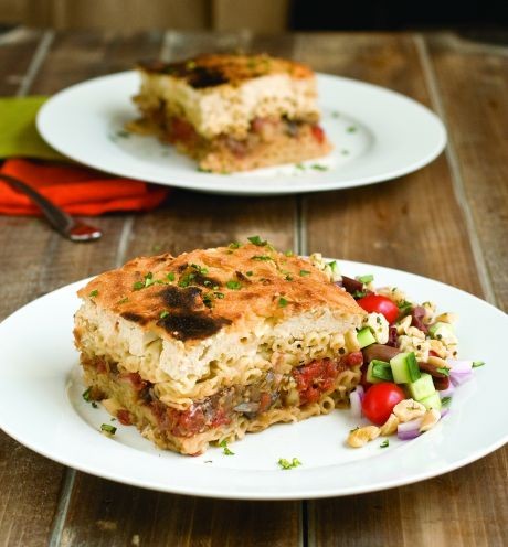 Greek eggplant lasagna (Pastichio "vegani")