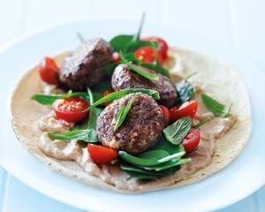 Greek-inspired lamb meatballs