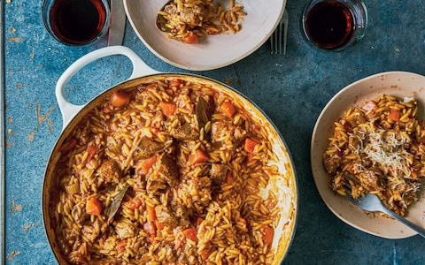 Greek lamb giouvetsi