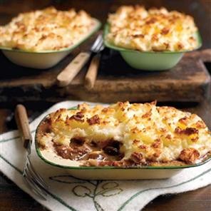 Greek lamb pies with feta mash topping