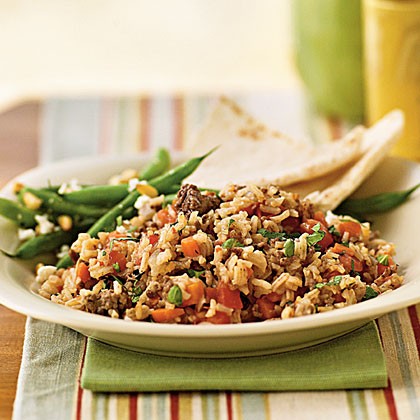 Greek lamb pilaf