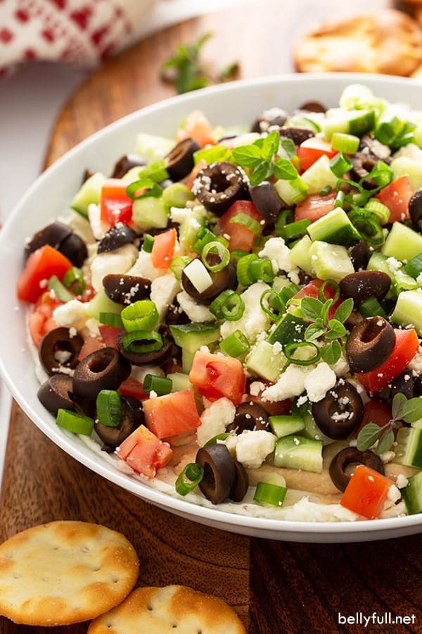 Greek layered dip