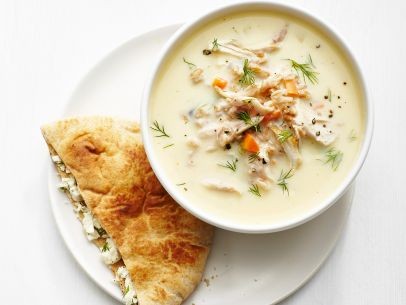 Greek lemon chicken soup
