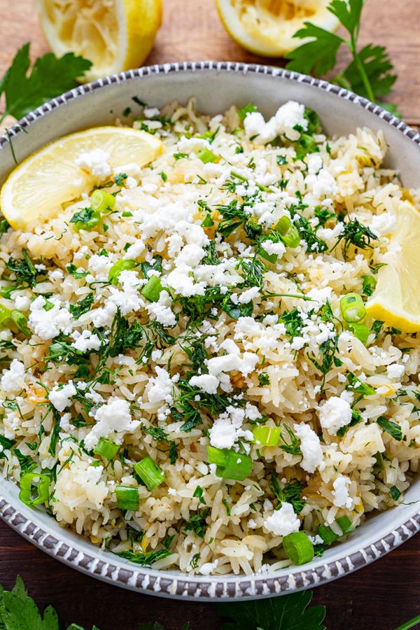 Greek lemon rice
