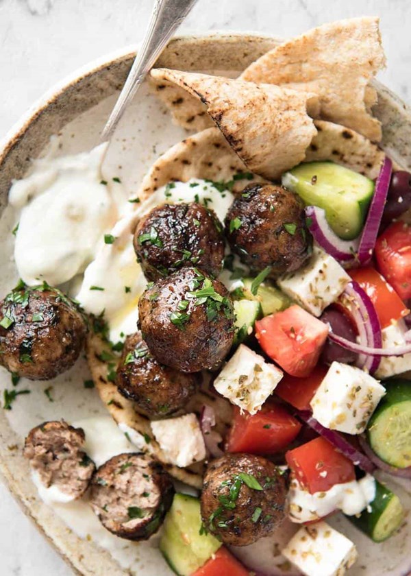 Greek meatballs (Keftedes)