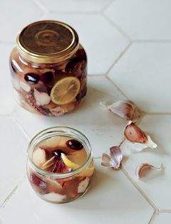 Greek octopus salad (Khtapodi vrasto)