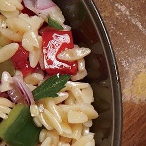 Greek orzo salad
