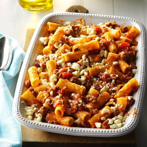 Greek pasta bake