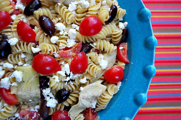 Greek pasta salad