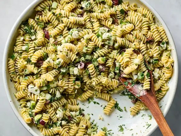 Greek pasta salad