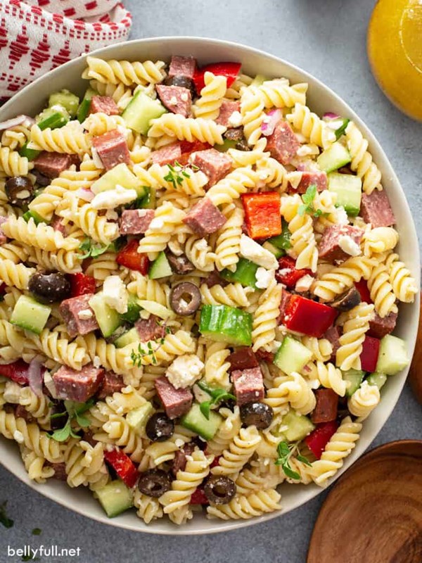 Greek pasta salad